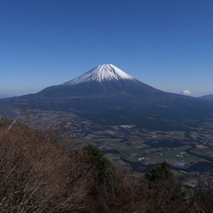 朝霧高原と愛鷹連峰