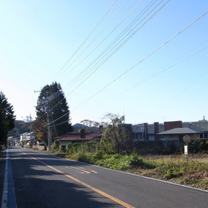 芦野支所前でバスを降りる